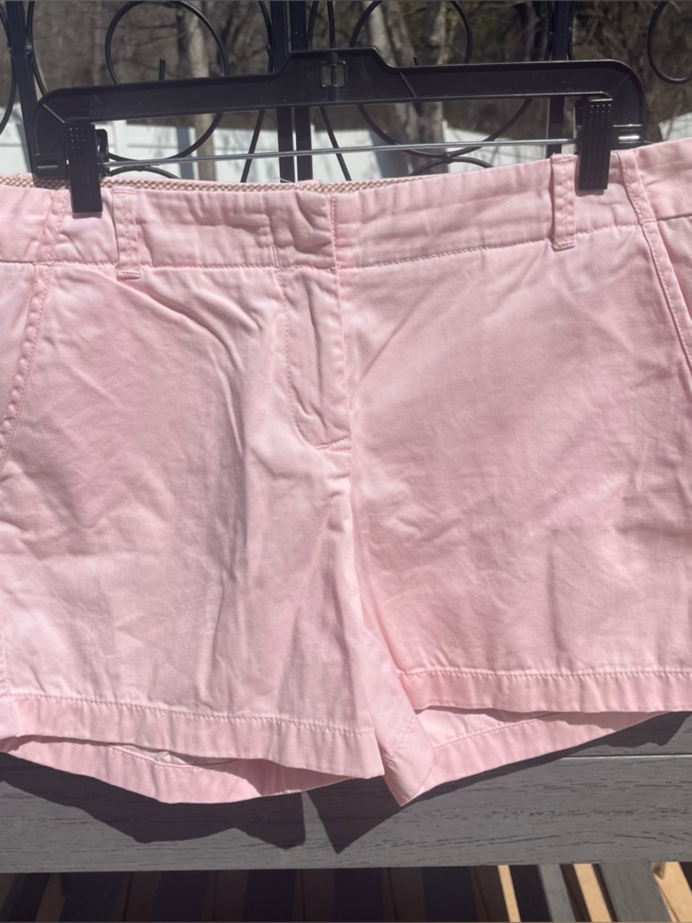 J.Crew Women’s 100% Cotton Light Pink Chino City Fit Classic Twill Shorts Sz 10
